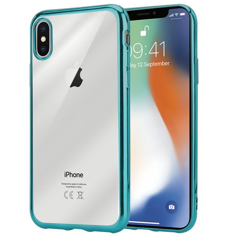 ShieldCase® ShieldCase  iPhone X / Xs Metallic Bumper Case (grün)