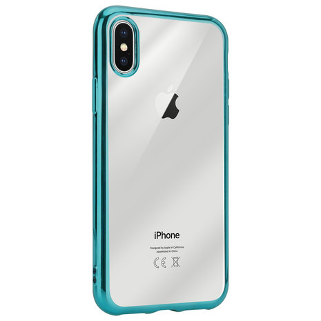 ShieldCase® ShieldCase  iPhone X / Xs Metallic Bumper Case (grün)