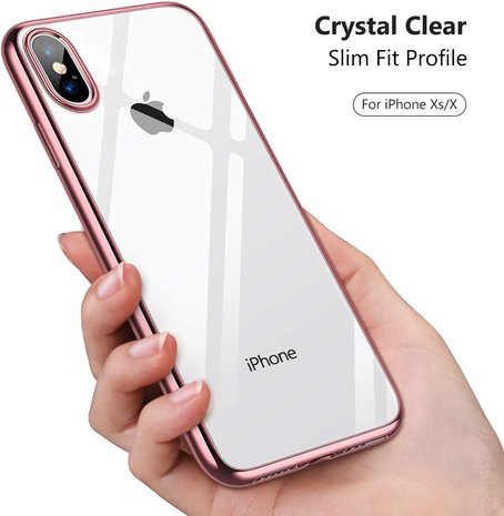 ShieldCase® ShieldCase iPhone X / Xs Metallic Bumper Case (roségold) ShieldCase® ShieldCase iPhone X / Xs Metallic Bumper Case (roségold)
