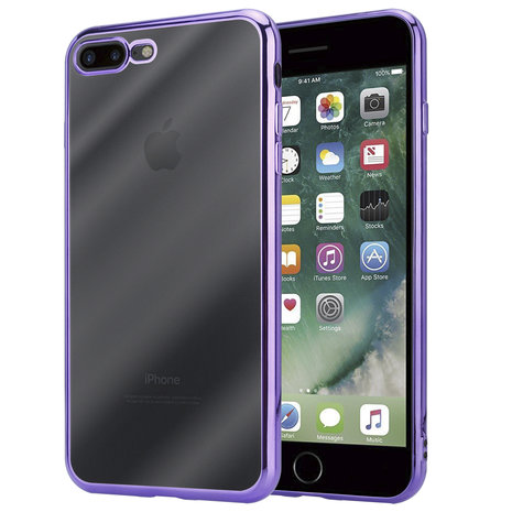 ShieldCase® ShieldCase iPhone 7 / 8 Plus Metallic Bumper Case (lila) ShieldCase® ShieldCase iPhone 7 / 8 Plus Metallic Bumper Case (lila)