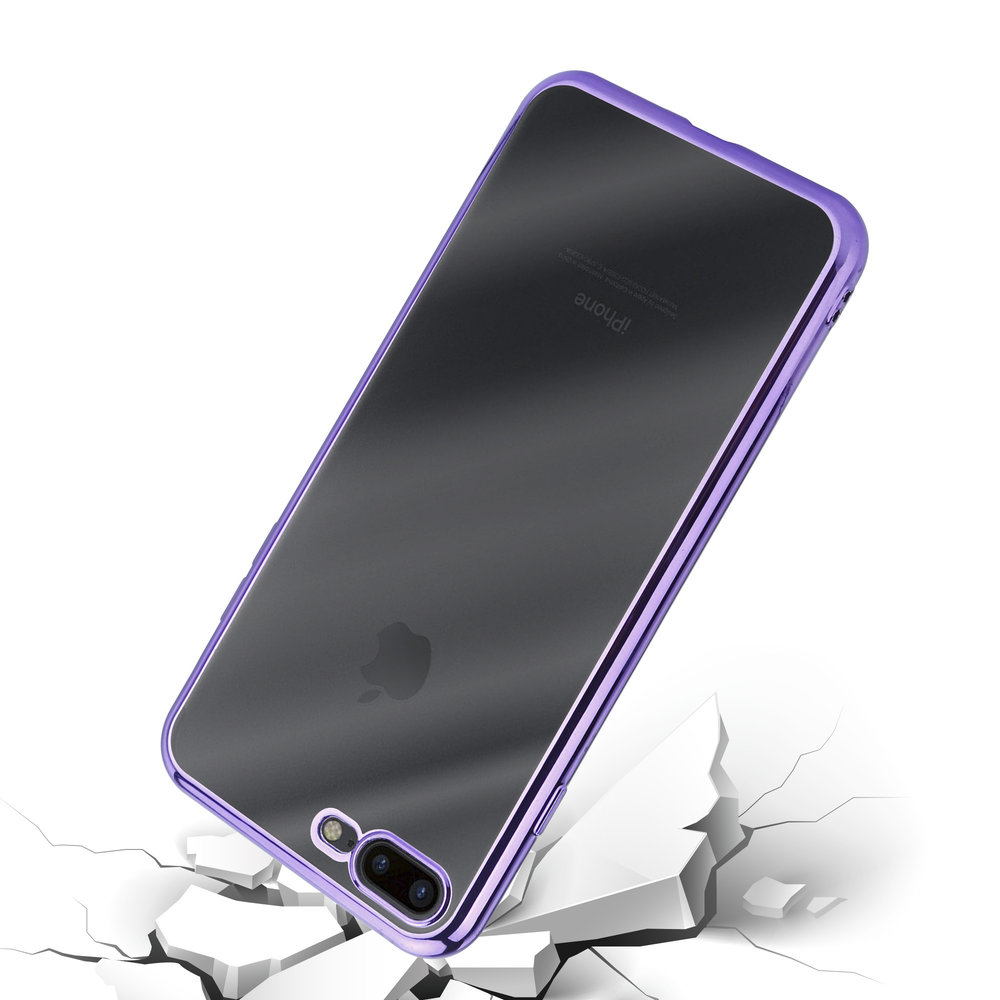 ShieldCase® ShieldCase iPhone 7 / 8 Plus Metallic Bumper Case (lila) ShieldCase® ShieldCase iPhone 7 / 8 Plus Metallic Bumper Case (lila)