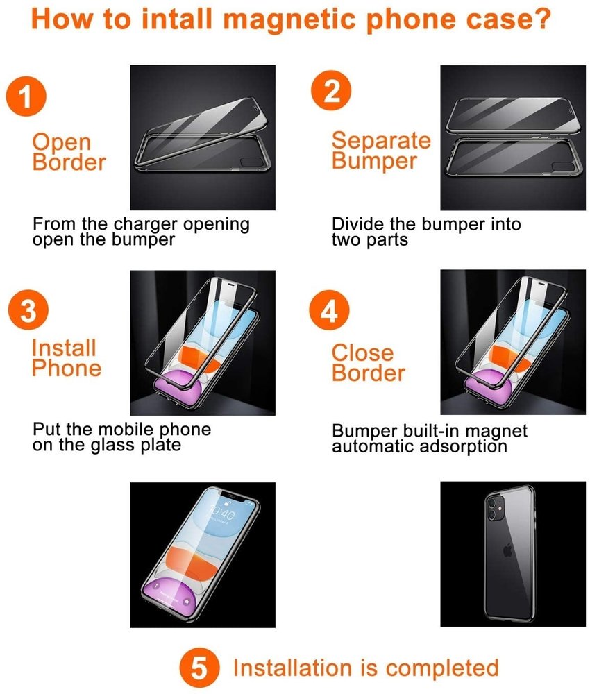 ShieldCase® ShieldCase Magnet Hülle mit Glasplatte iPhone 11 ShieldCase® ShieldCase Magnet Hülle mit Glasplatte iPhone 11