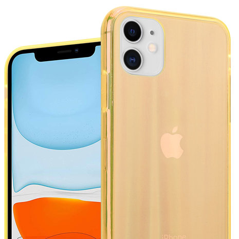 ShieldCase® Shieldcase Farbige Laser Case iPhone 11 (orange)