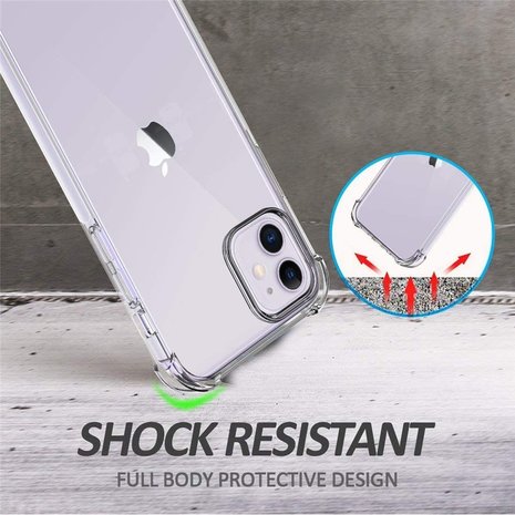 ShieldCase® ShieldCase Shock Hülle iPhone 12 Mini (transparent)