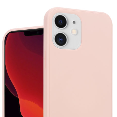 ShieldCase® ShieldCase iPhone 12 Mini Silikon Case (rosa)