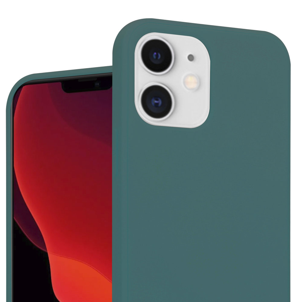 ShieldCase® ShieldCase iPhone 12 Mini Silikon Case (dunkelgrün) ShieldCase® ShieldCase iPhone 12 Mini Silikon Case (dunkelgrün)