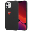 ShieldCase® ShieldCase Hülle mit Herz iPhone 12 (schwarz)