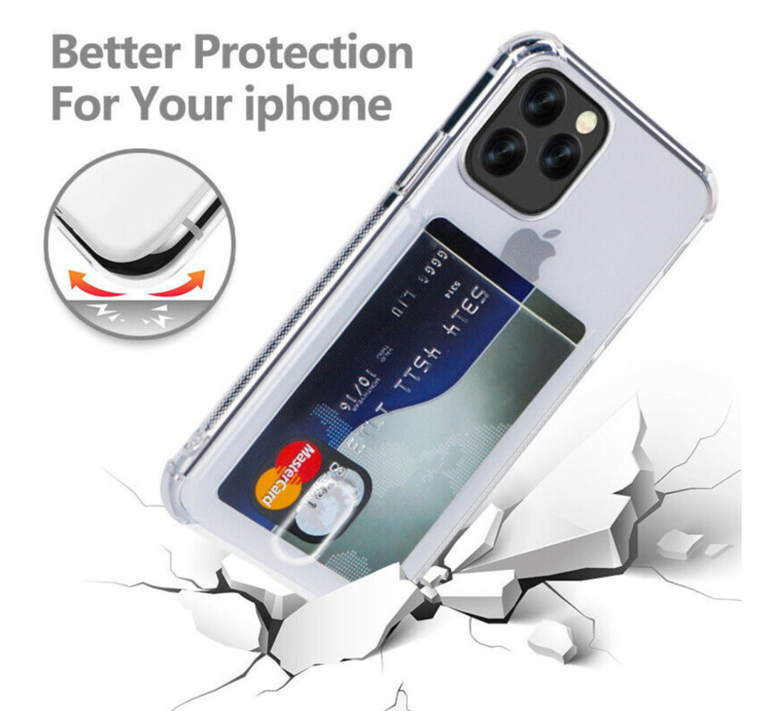 ShieldCase® ShieldCase Shock Hülle mit Kartenfach iPhone 12 Pro Max