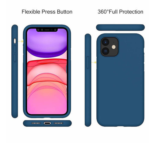 ShieldCase® ShieldCase iPhone 12 Pro Max Silikon Case (blau) ShieldCase® ShieldCase iPhone 12 Pro Max Silikon Case (blau)