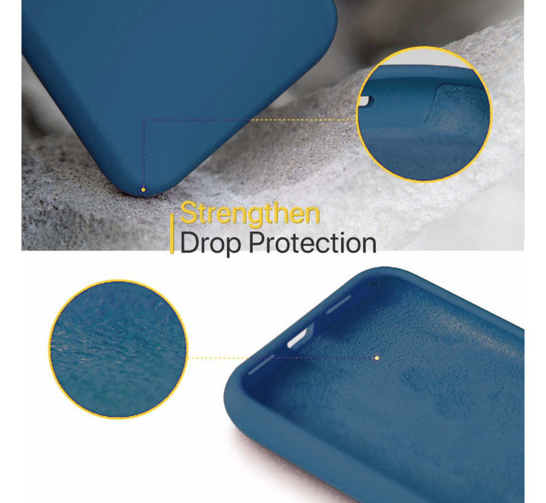 ShieldCase® ShieldCase iPhone 12 Pro Max Silikon Case (blau) ShieldCase® ShieldCase iPhone 12 Pro Max Silikon Case (blau)