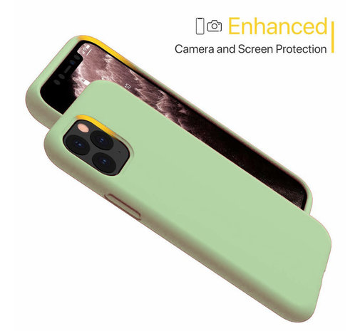 ShieldCase® ShieldCase iPhone 12 Pro Max Silikon Case (hellgrün)