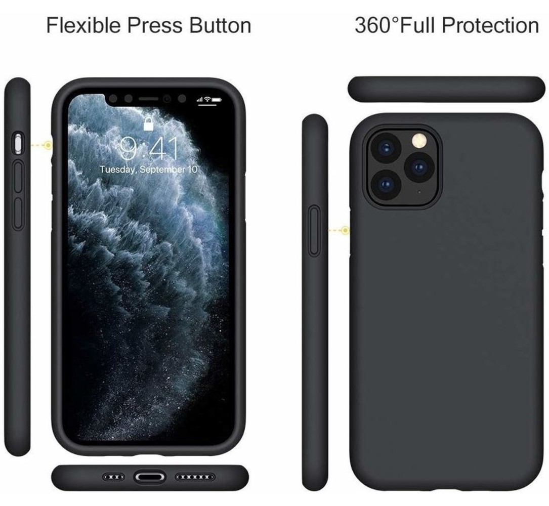 ShieldCase® ShieldCase iPhone 12 Pro Max Silikon Case (schwarz) ShieldCase® ShieldCase iPhone 12 Pro Max Silikon Case (schwarz)