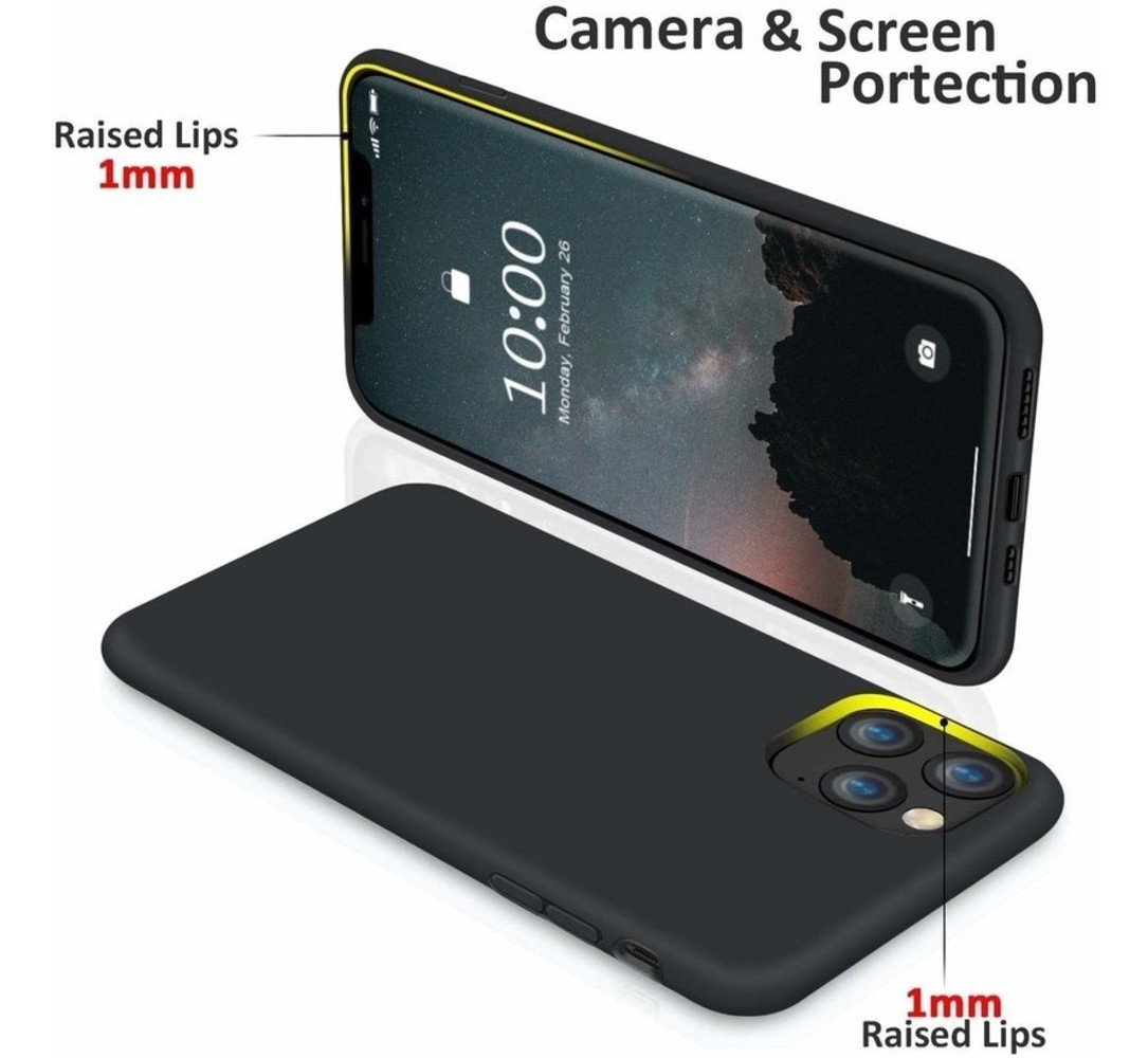 ShieldCase® ShieldCase iPhone 12 Pro Max Silikon Case (schwarz) ShieldCase® ShieldCase iPhone 12 Pro Max Silikon Case (schwarz)