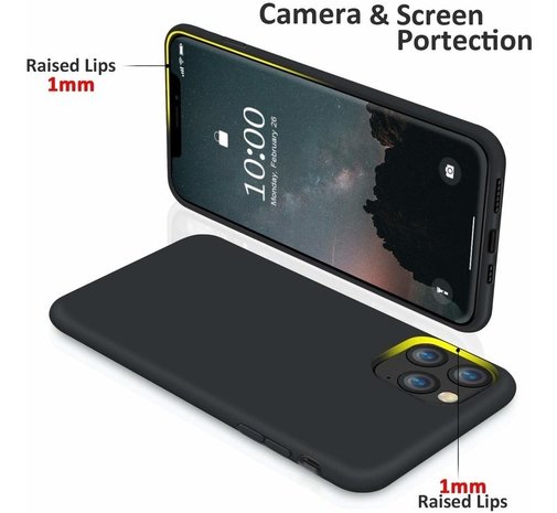 ShieldCase® ShieldCase iPhone 12 Pro Max Silikon Case (schwarz) ShieldCase® ShieldCase iPhone 12 Pro Max Silikon Case (schwarz)