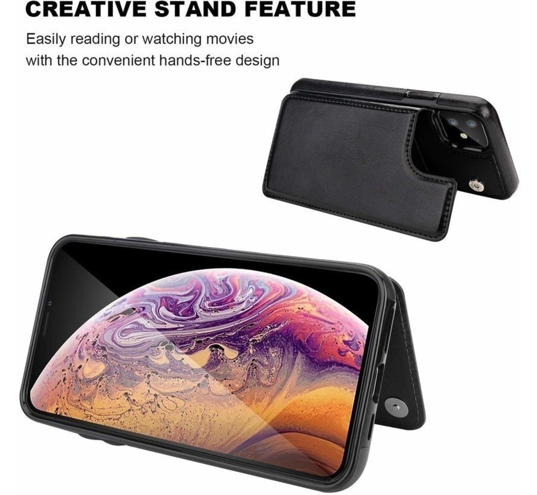 ShieldCase® ShieldCase iPhone 12 Wallet Case (schwarz) ShieldCase® ShieldCase iPhone 12 Wallet Case (schwarz)