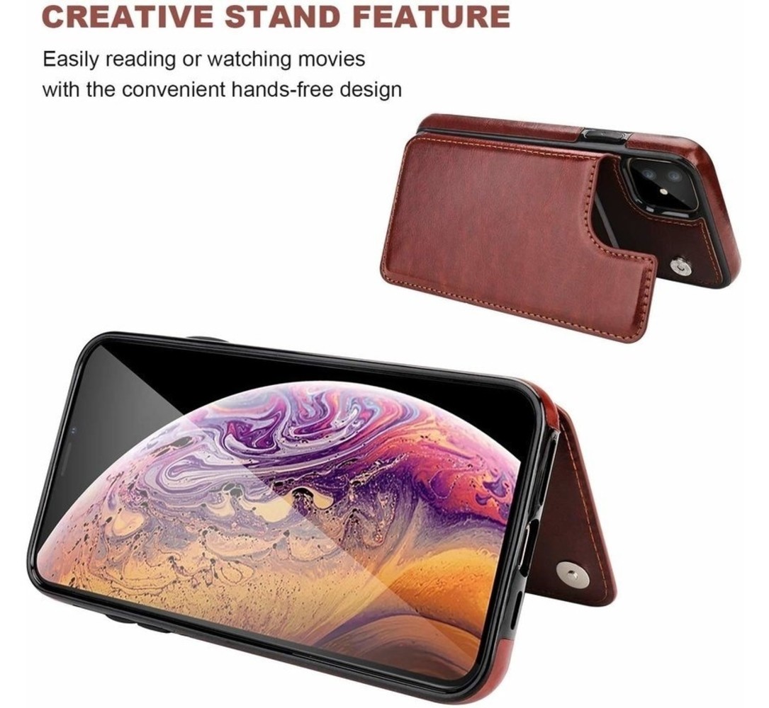 ShieldCase® ShieldCase iPhone 12 Wallet Case (braun) ShieldCase® ShieldCase iPhone 12 Wallet Case (braun)