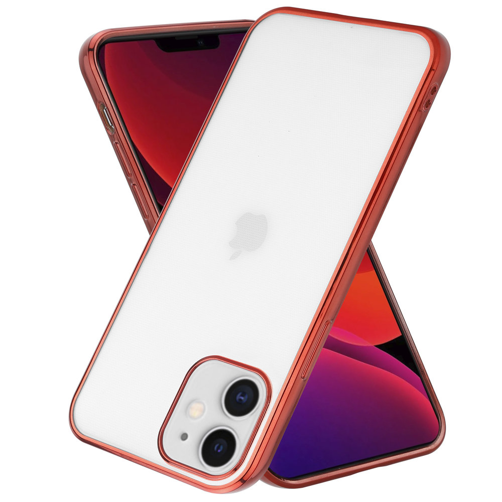 ShieldCase® ShieldCase iPhone 12 Metallic Bumper Case (rot) ShieldCase® ShieldCase iPhone 12 Metallic Bumper Case (rot)