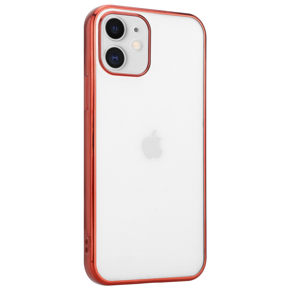 ShieldCase® ShieldCase iPhone 12 Metallic Bumper Case (rot) ShieldCase® ShieldCase iPhone 12 Metallic Bumper Case (rot)