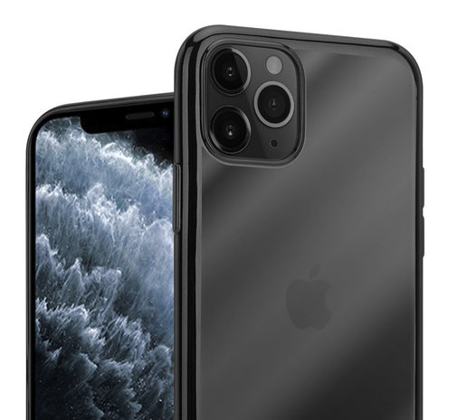 ShieldCase® ShieldCase iPhone 12 Pro Max Metallic Bumper Case (schwarz)