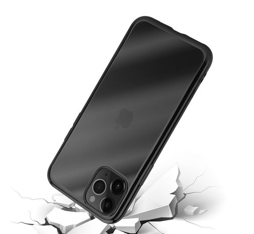 ShieldCase® ShieldCase iPhone 12 Pro Max Metallic Bumper Case (schwarz)