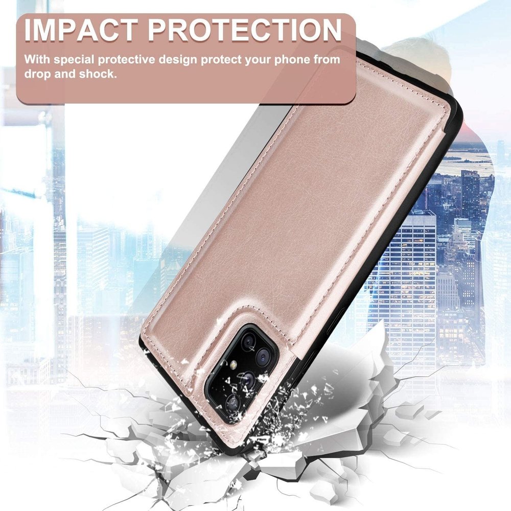 ShieldCase® ShieldCase Samsung Galaxy A51 Wallet Case (rosa) ShieldCase® ShieldCase Samsung Galaxy A51 Wallet Case (rosa)