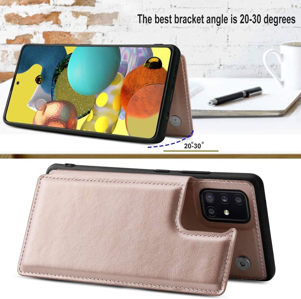 ShieldCase® ShieldCase Samsung Galaxy A51 Wallet Case (rosa) ShieldCase® ShieldCase Samsung Galaxy A51 Wallet Case (rosa)