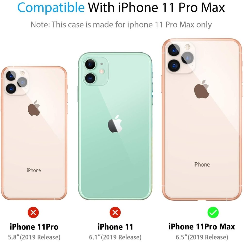 ShieldCase® ShieldCase iPhone 11 Pro Max quadratische Hülle (dunkelgrün)