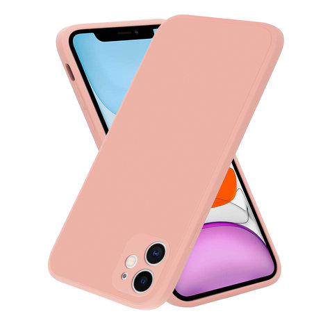 ShieldCase® ShieldCase iPhone 11 quadratische Silikon Hülle (rosa) ShieldCase® ShieldCase iPhone 11 quadratische Silikon Hülle (rosa)