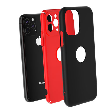 ShieldCase® ShieldCase Doppelschicht-Silikonhülle für iPhone 11 Pro (schwarz-rot) ShieldCase® ShieldCase Doppelschicht-Silikonhülle für iPhone 11 Pro (schwarz-rot)