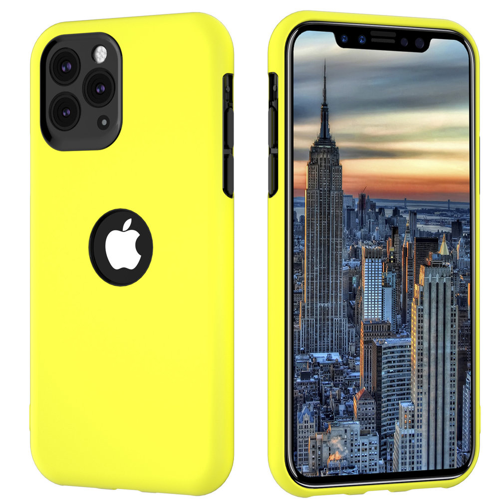 ShieldCase® ShieldCase Doppelschicht Silikonhülle für iPhone 11 Pro Max (gelb-schwarz) ShieldCase® ShieldCase Doppelschicht Silikonhülle für iPhone 11 Pro Max (gelb-schwarz)