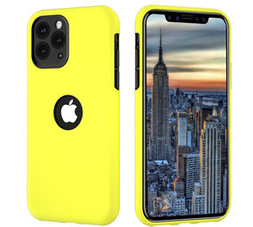 ShieldCase® Doppelschicht Silikonhülle für iPhone 11 Pro Max (gelb-schwarz) ShieldCase® Doppelschicht Silikonhülle für iPhone 11 Pro Max (gelb-schwarz)
