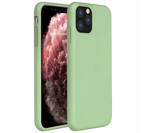 ShieldCase® ShieldCase iPhone 12 Pro Silikon Case (hellgrün)