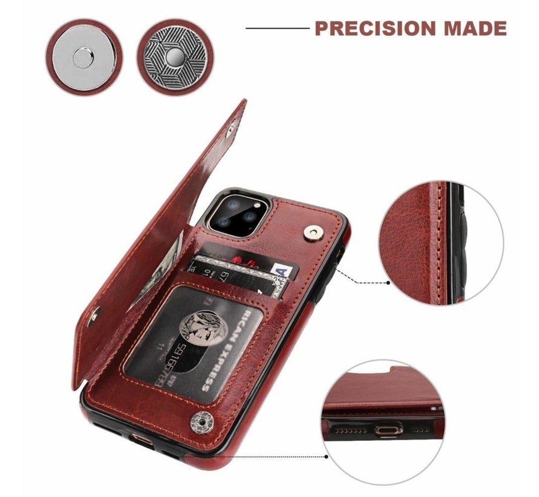 ShieldCase® ShieldCase iPhone 12 Pro Wallet Case (braun) ShieldCase® ShieldCase iPhone 12 Pro Wallet Case (braun)