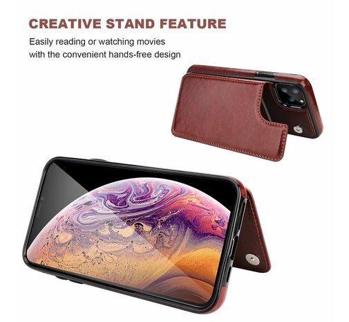 ShieldCase® ShieldCase iPhone 12 Pro Wallet Case (braun) ShieldCase® ShieldCase iPhone 12 Pro Wallet Case (braun)