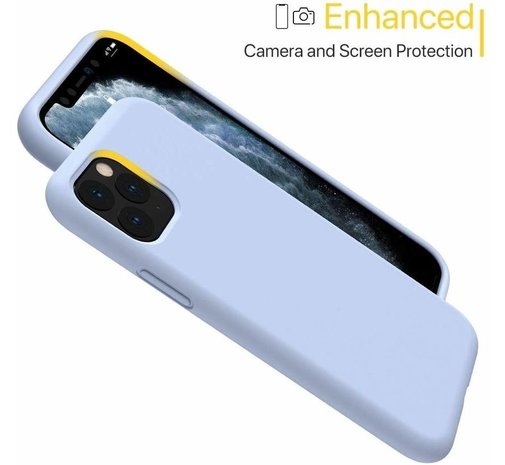 ShieldCase® ShieldCase iPhone 12 Pro Silikon Case (hellviolett)