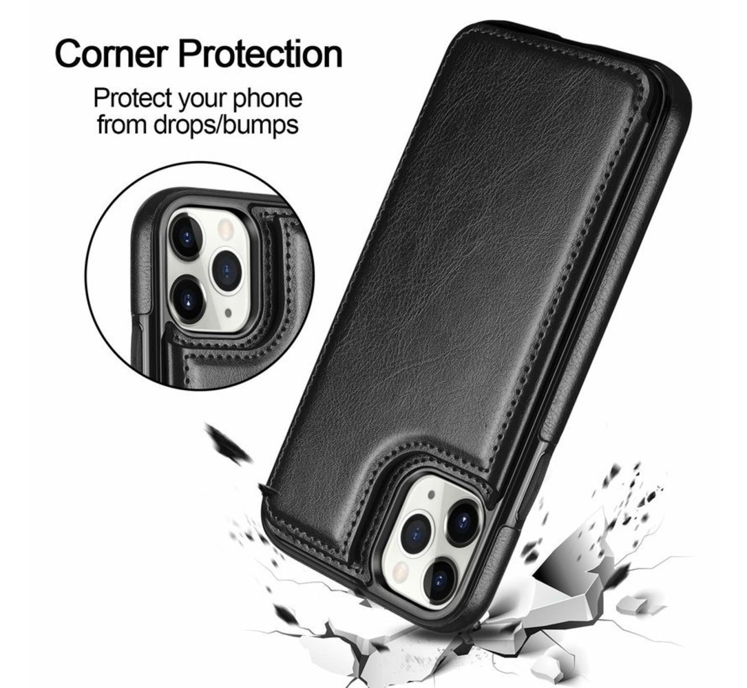 ShieldCase® ShieldCase iPhone 12 Pro Wallet Case (schwarz) ShieldCase® ShieldCase iPhone 12 Pro Wallet Case (schwarz)