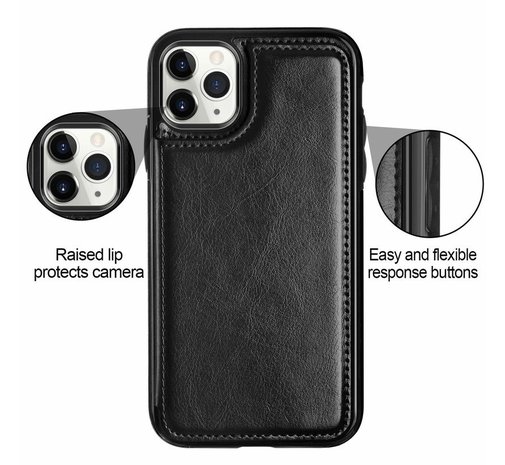 ShieldCase® ShieldCase iPhone 12 Pro Wallet Case (schwarz) ShieldCase® ShieldCase iPhone 12 Pro Wallet Case (schwarz)