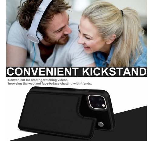 ShieldCase® ShieldCase iPhone 12 Pro Wallet Case (schwarz) ShieldCase® ShieldCase iPhone 12 Pro Wallet Case (schwarz)