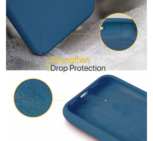 ShieldCase® ShieldCase iPhone 12 Pro Silikon Case (blau) ShieldCase® ShieldCase iPhone 12 Pro Silikon Case (blau)