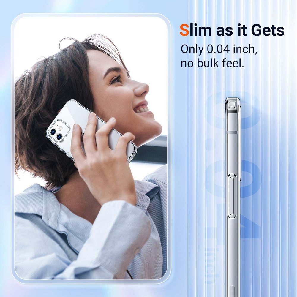 ShieldCase® ShieldCase Ultra dünne iPhone 12 Pro Silikon Hülle (transparent)