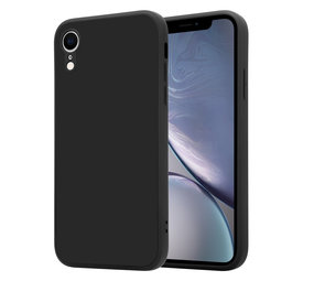 ShieldCase® iPhone Xr quadratische Silikonhülle (schwarz)