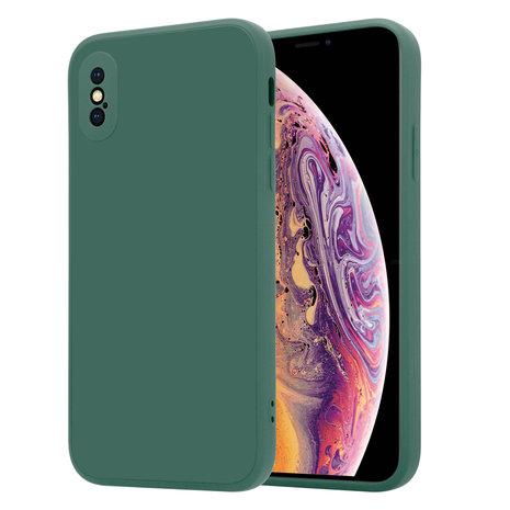 ShieldCase® ShieldCase iPhone X / Xs quadratische Silikonhülle (dunkelgrün) ShieldCase® ShieldCase iPhone X / Xs quadratische Silikonhülle (dunkelgrün)