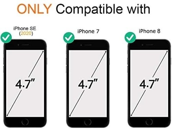 ShieldCase® ShieldCase iPhone SE 2020 quadratische Silikonhülle (dunkelgrün)