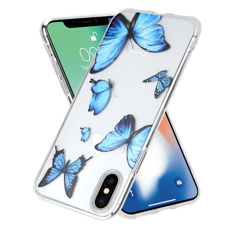ShieldCase® ShieldCase Give Me Butterflies iPhone X / Xs Hülle ShieldCase® ShieldCase Give Me Butterflies iPhone X / Xs Hülle
