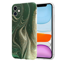 ShieldCase® Marmor Handyhülle iPhone 11 mit Kameraschutz (grün) ShieldCase® Marmor Handyhülle iPhone 11 mit Kameraschutz (grün)