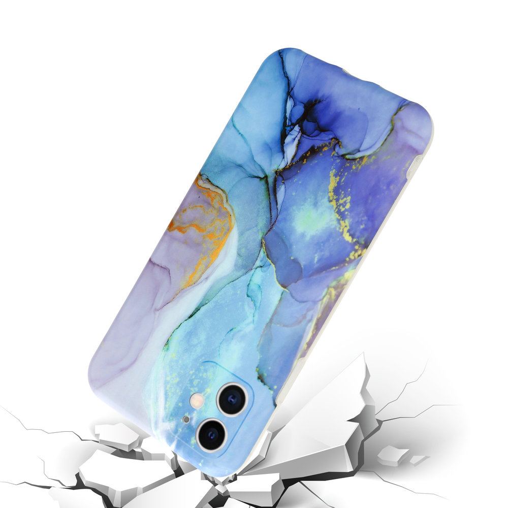 ShieldCase® ShieldCase Marmor Handyhülle iPhone 11 mit Kameraschutz (dunkelblau) ShieldCase® ShieldCase Marmor Handyhülle iPhone 11 mit Kameraschutz (dunkelblau)
