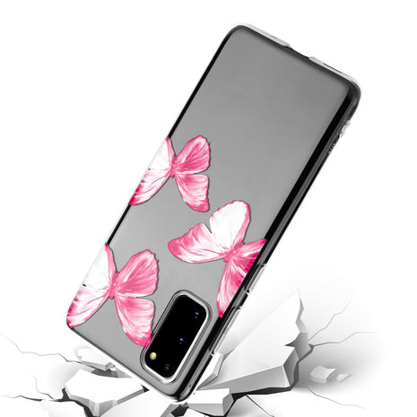 ShieldCase® ShieldCase Butterfly Kisses Samsung Galaxy S20 Hülle ShieldCase® ShieldCase Butterfly Kisses Samsung Galaxy S20 Hülle