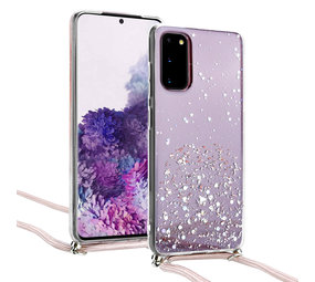 ShieldCase® Funkeln Hülle mit Band für Samsung Galaxy S20 (rosa) ShieldCase® Funkeln Hülle mit Band für Samsung Galaxy S20 (rosa)