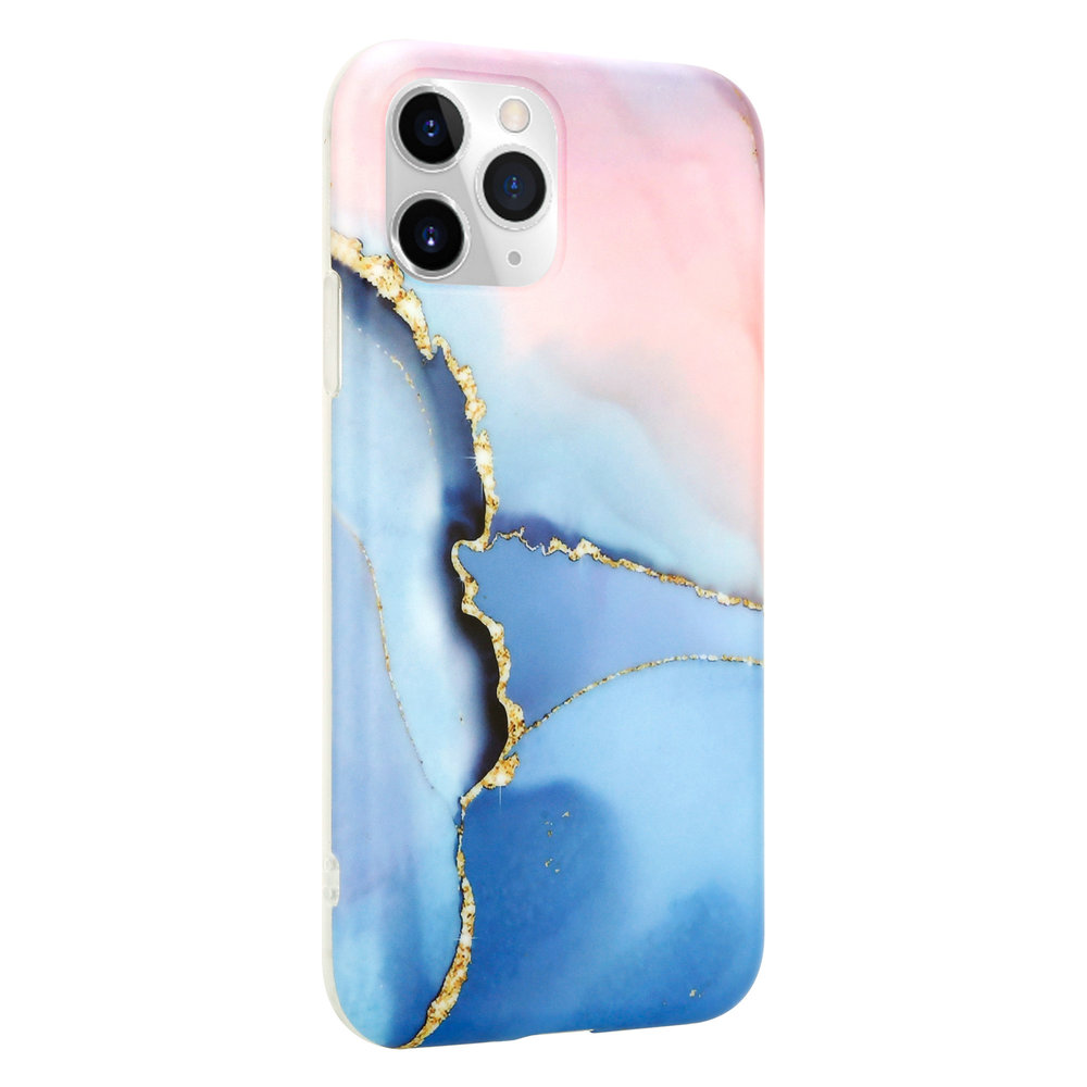 ShieldCase® Shieldcase iPhone 11 Pro Max Hülle Marmor (rosa  / blau) ShieldCase® Shieldcase iPhone 11 Pro Max Hülle Marmor (rosa  / blau)
