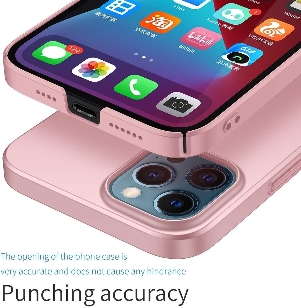 ShieldCase® Shieldcase iPhone 12 Pro Max Ultra Thin Case (rosa) ShieldCase® Shieldcase iPhone 12 Pro Max Ultra Thin Case (rosa)